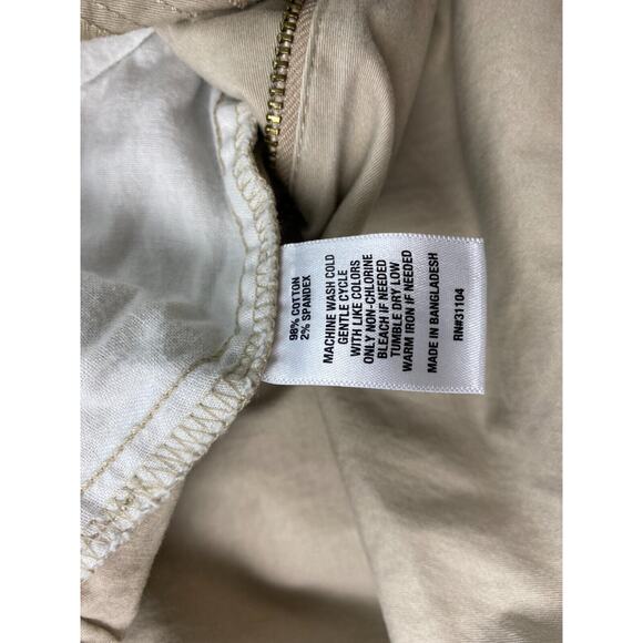 Saddlebred Cargo Shorts Mens 42 Khaki Tan Relaxed Stretch Casual Pockets - Picture 9 of 11